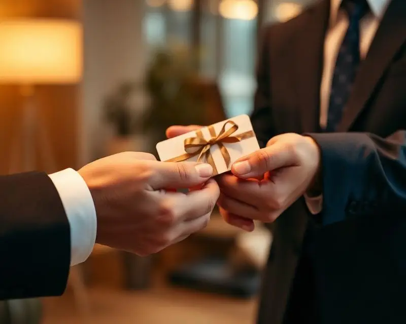 Corporate gift giving